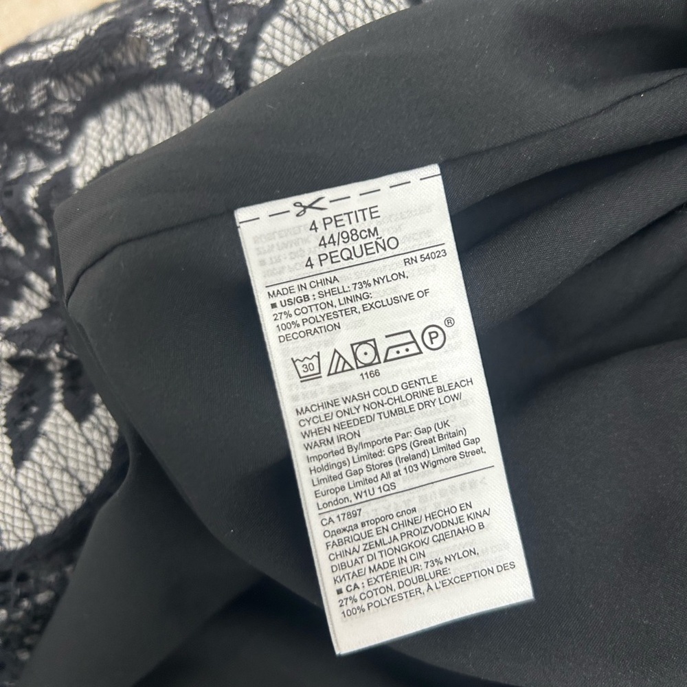 Banana Republic Black and White Floral Midi Dress - Picture 10 of 12